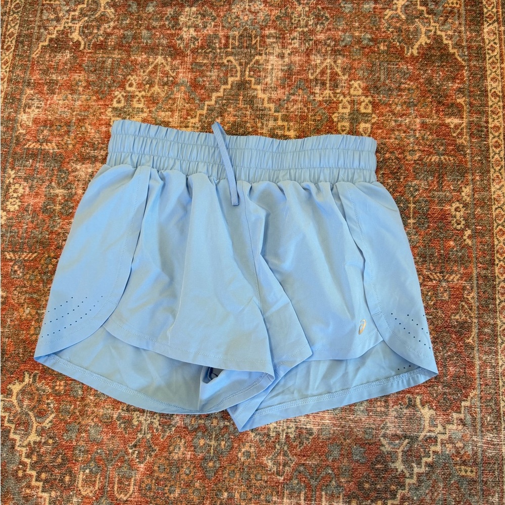 Asics Sky Blue Women's Athletic Shorts
